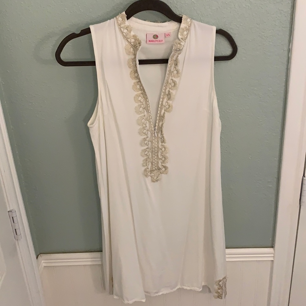 MarleyLilly white sheath dress